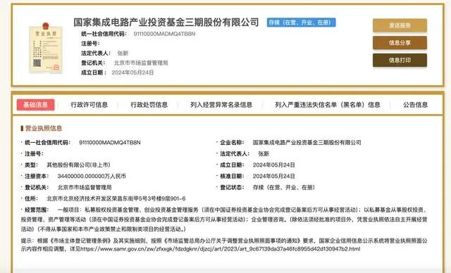 国家大基金三期来了,六大行均参与出资
